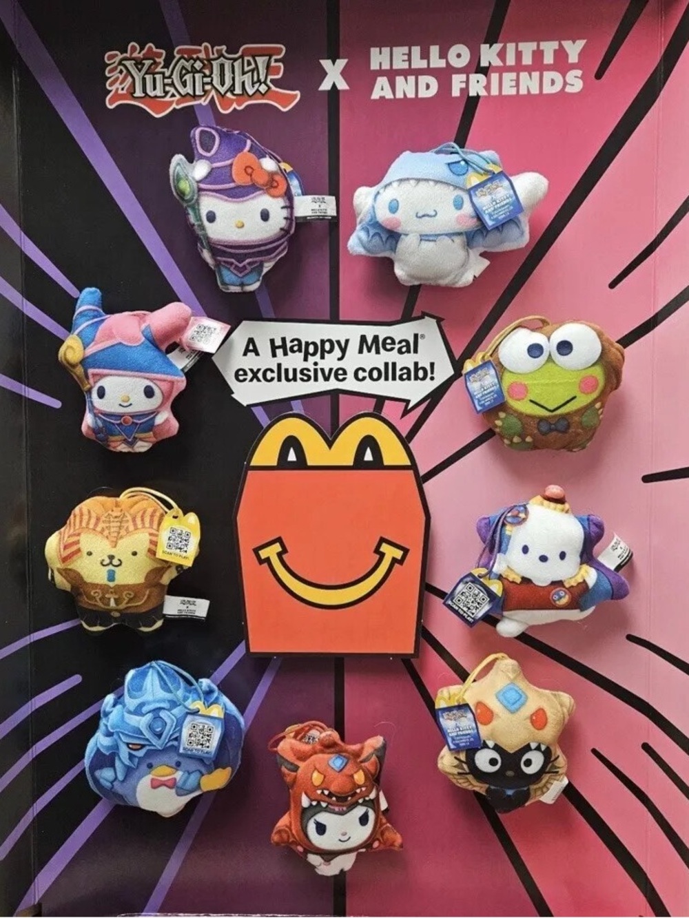 Hello Kitty and Friends x Yugioh Set